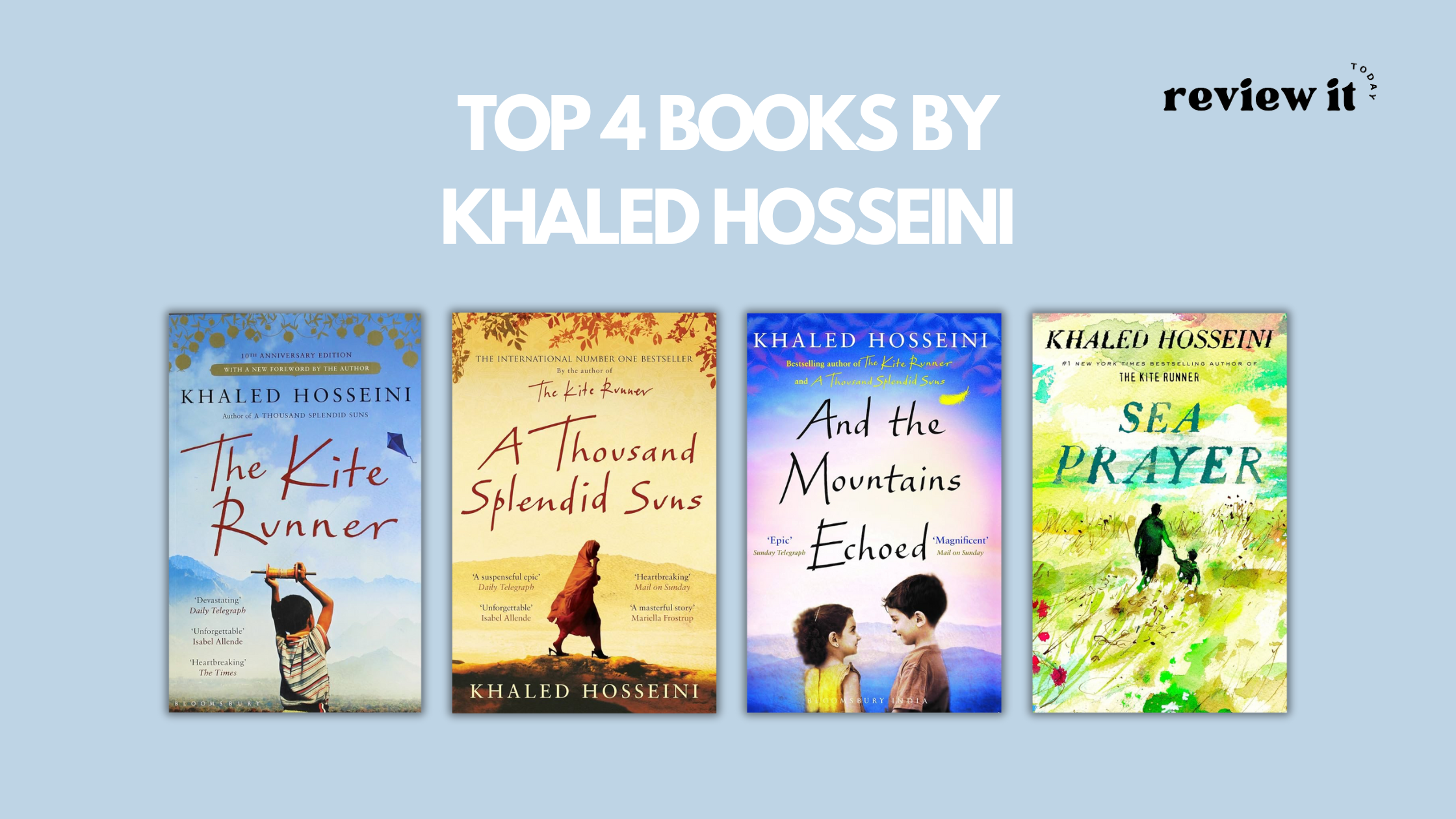 Top Books by Khaled Hosseini